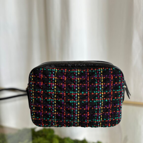 SAINT LAURENT Multicolor Tweed Lou Crossbody - Picture 6 of 8
